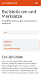 Mobile Screenshot of merksaetze.net