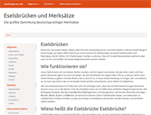 Tablet Screenshot of merksaetze.net